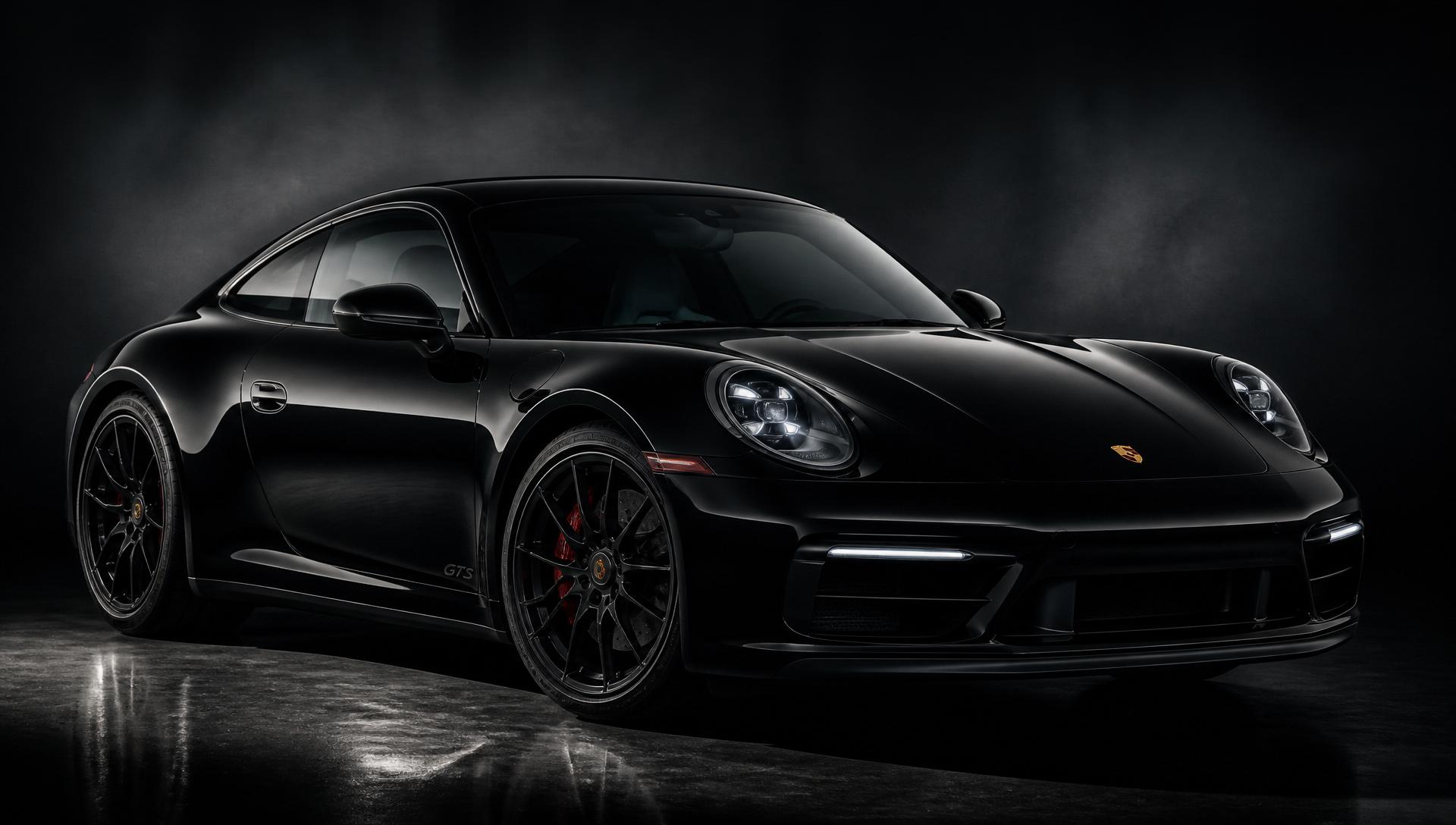 Black Porsche GTS